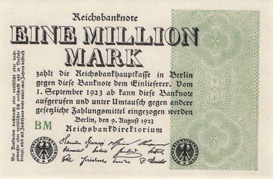 1 Million Mark 1923 ro.101d BM